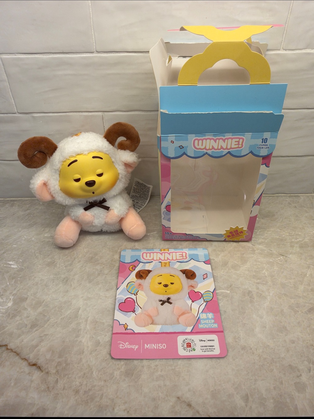 Winnie Sheep Mouton Disney Miniso